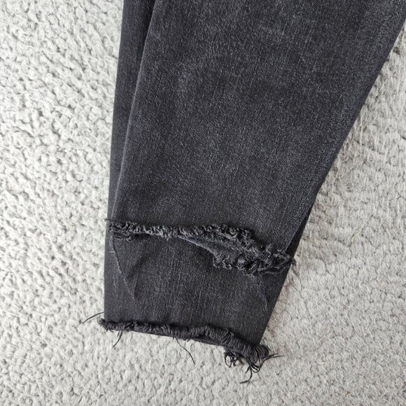 KanCan Jeans Womens 29 High Rise Skinny Button Fly Frayed Hem Denim - Picture 16 of 16